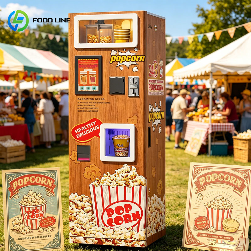 Popcorn Vending Machine - Distributore Automatico di Popcorn Commerciale Intelligente