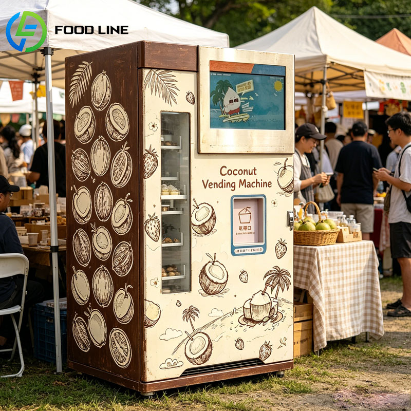 Open Vending Machine - Distributore Automatico di Cocco Fresco con