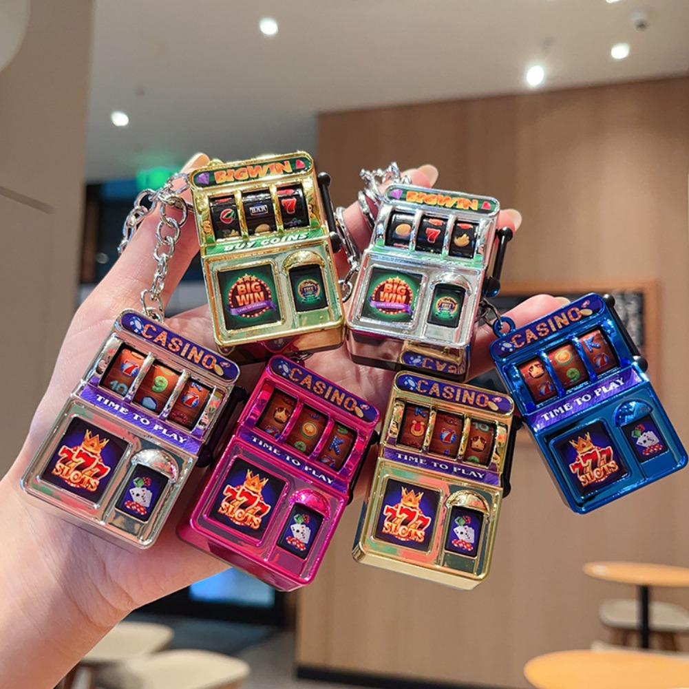 Fruit Slot Machine - Portachiavi a Forma di Slot Machine,