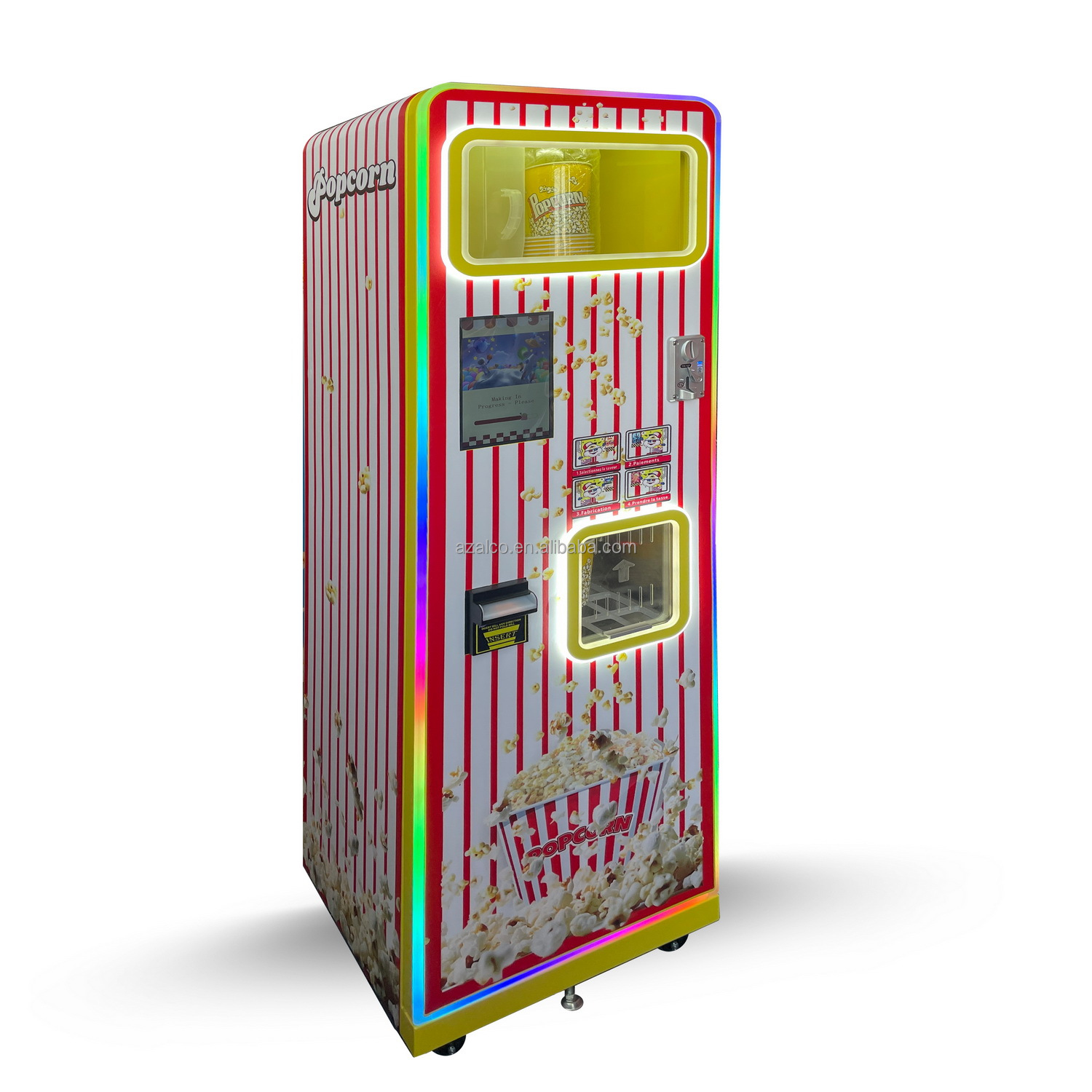 Popcorn Vending Machine - Macchina per popcorn commerciale a due