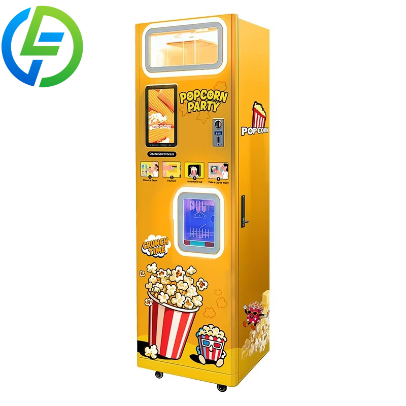 Popcorn Vending Machine - Macchina Automatica Personalizzata per Popcorn Aromatizzato