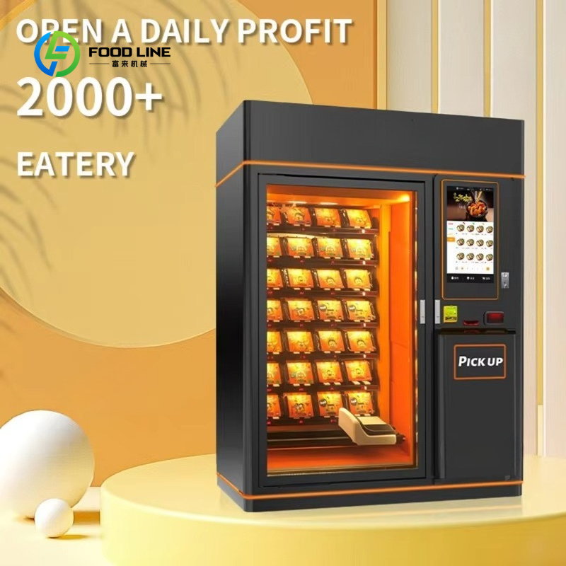 Popcorn Vending Machine - Distributore Automatico Personalizzato per Cibo Caldo,