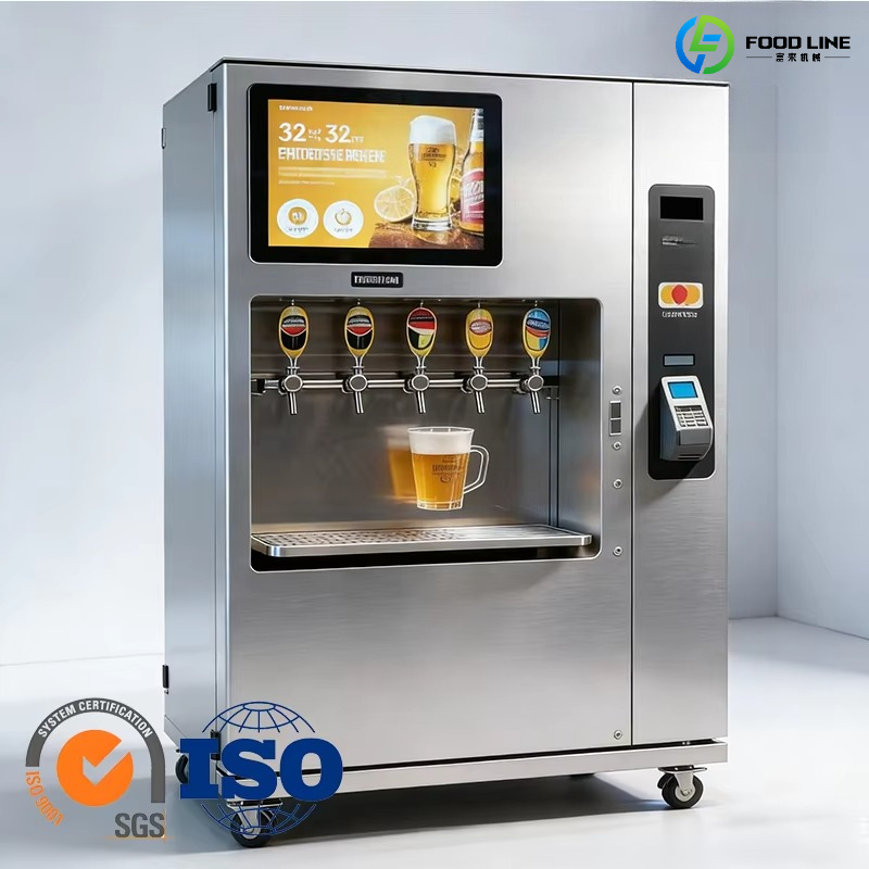Popcorn Vending Machine - Distributore Automatico di Birra in Metallo