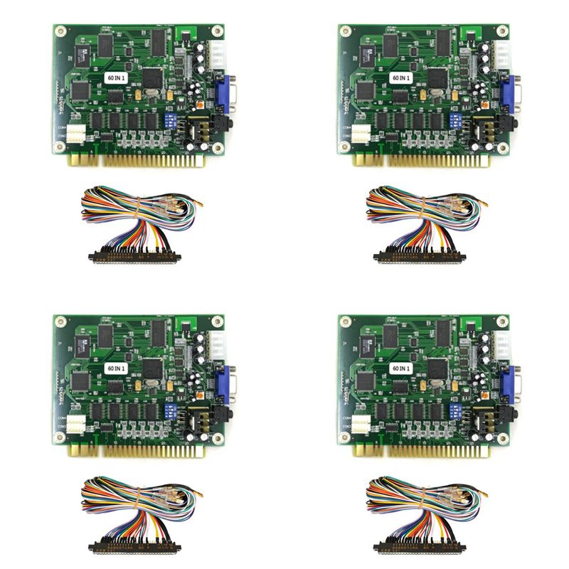 Usb Game Board Jamma - Scheda PCB Multicade 4X 60 in