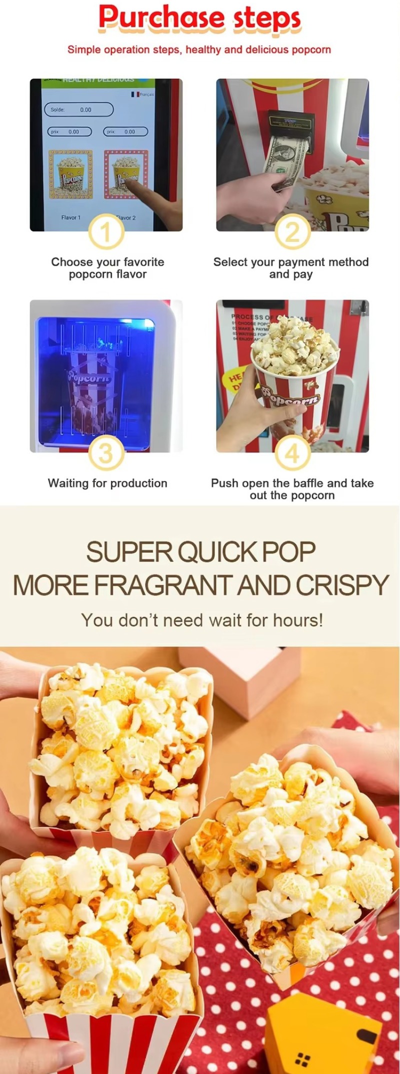 Distributore Automatico di Pop - Popcorn Vending Machine recensione e prezzo