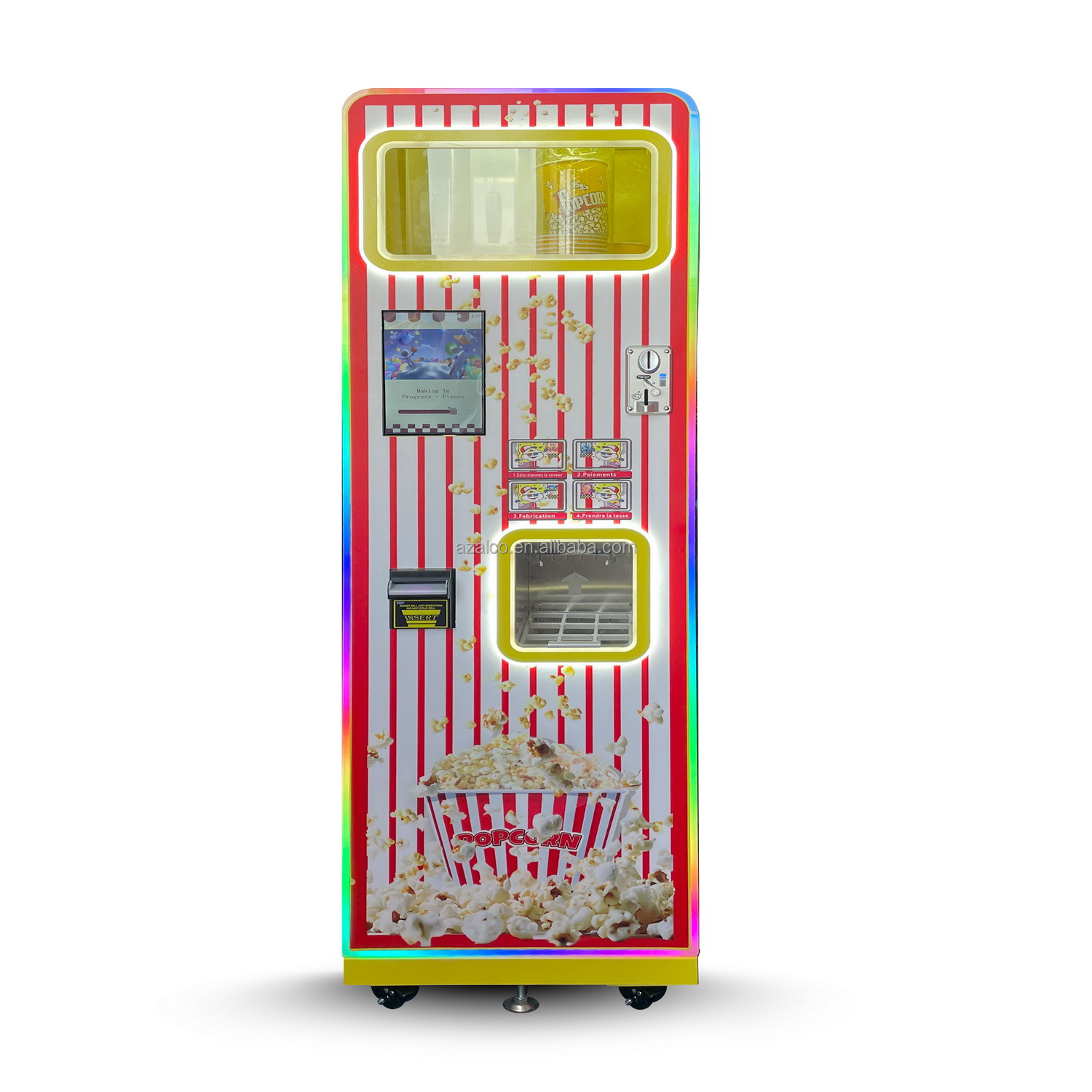 Macchina per popcorn commercia - Popcorn Vending Machine recensione e prezzo