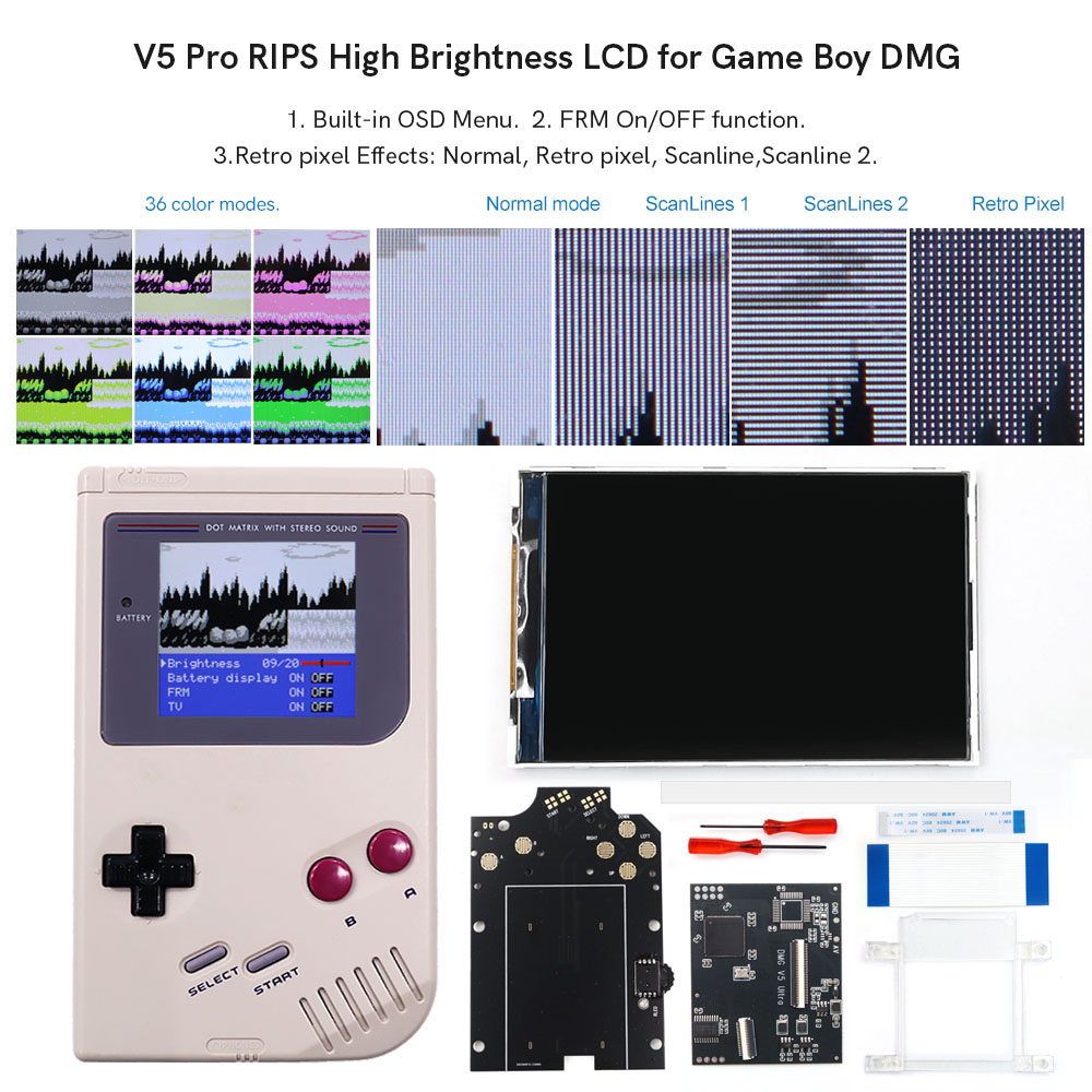 HISPEEDIDO Per GB Dmg V5 Pro,  - Lcd Screen Arcade recensione e prezzo