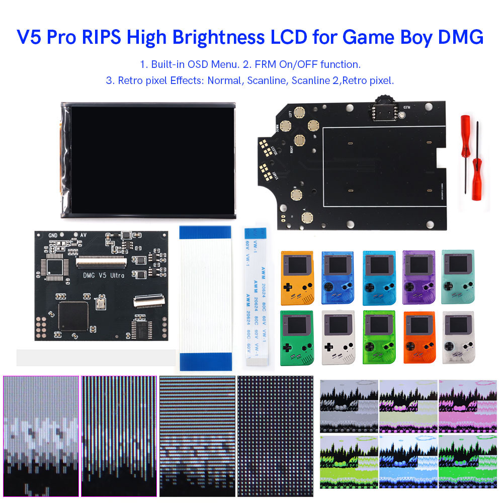 HISPEEDIDO Per GB Dmg V5 Pro,  - Lcd Screen Arcade recensione e prezzo